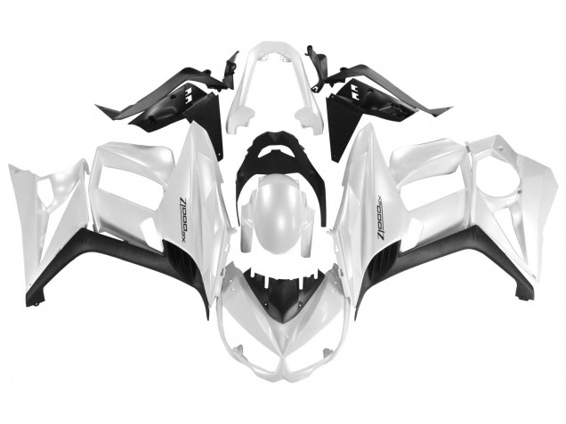 2010-2016 Pearl White Black Kawasaki Z1000SX Motorcycle Fairings UK