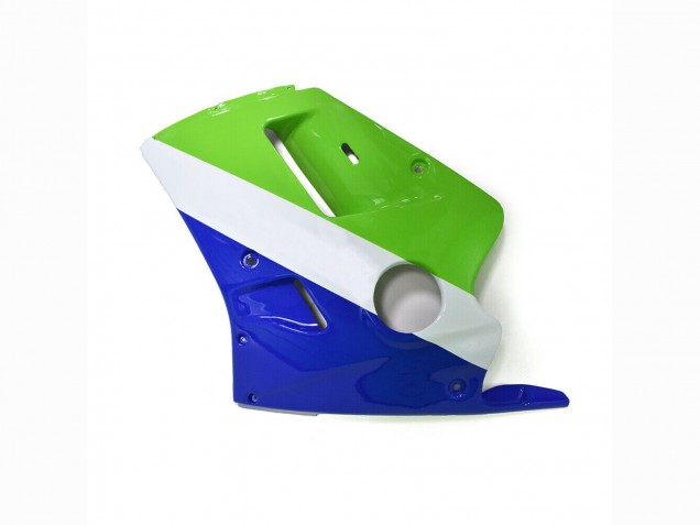 1989-1990 Green White Blue Kawasaki ZXR250 Motorcycle Fairings UK