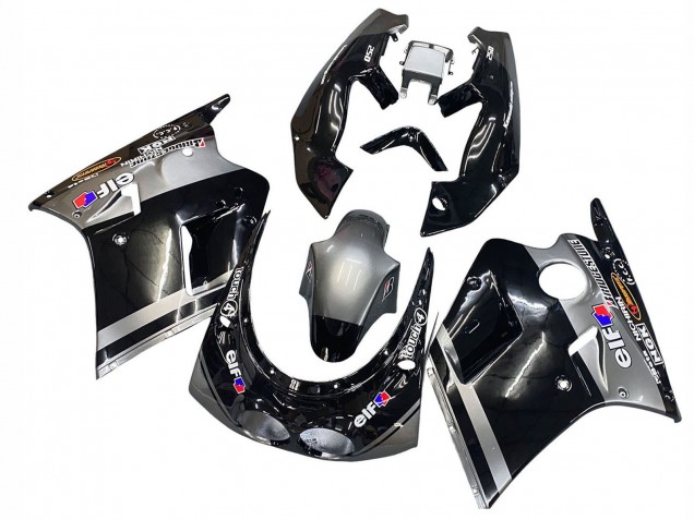 1989-1990 Glossy Black Grey Elf Touch4 Bridgestone Kawasaki ZXR250 Motorcycle Fairings UK