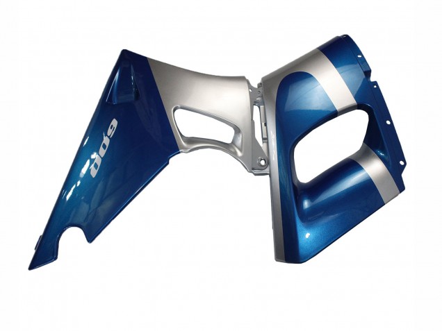 1993-2007 Blue Silver Black Kawasaki ZZR400 Motorcycle Fairings UK