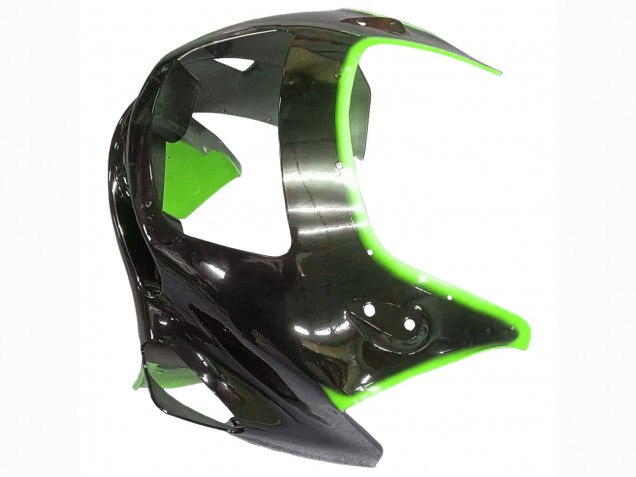 1993-2007 Green Glossy Black Flame Kawasaki ZZR400 Motorcycle Fairings UK