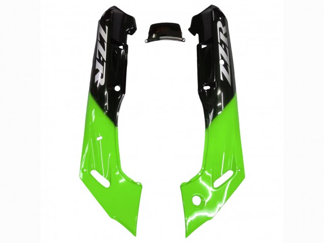 1993-2007 Green Glossy Black Flame Kawasaki ZZR400 Motorcycle Fairings UK