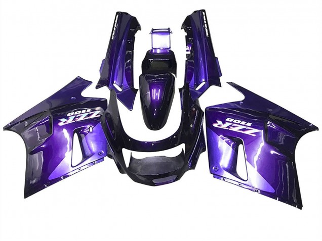 1990-1992 Purple Blue Kawasaki ZZR1100 Motorcycle Fairings UK