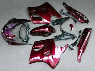 Buy 1993-2003 Dark Red Kawasaki ZZR1100 Motorcycle Fairing UK