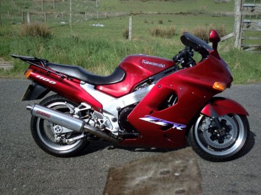 Buy 1993-2003 Dark Red Kawasaki ZZR1100 Motorcycle Fairings UK