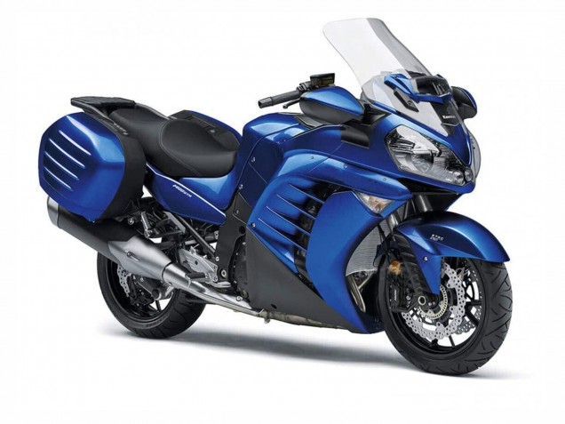 2007-2009 Blue Black Kawasaki GTR1400/ZG1400 Motorcycle Fairings UK