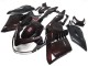2007-2009 Maroon Red Black Kawasaki GTR1400/ZG1400 Motorcycle Fairings UK