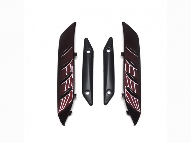 2007-2009 Maroon Red Black Kawasaki GTR1400/ZG1400 Motorcycle Fairings UK