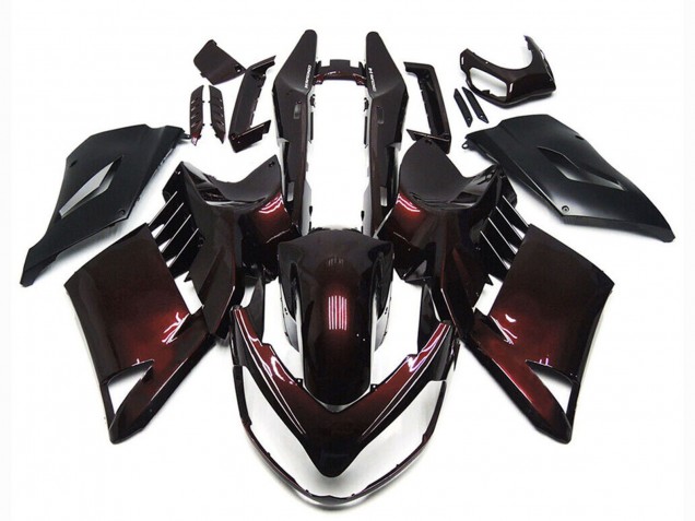 2007-2009 Maroon Red Black Kawasaki GTR1400/ZG1400 Motorcycle Fairings UK