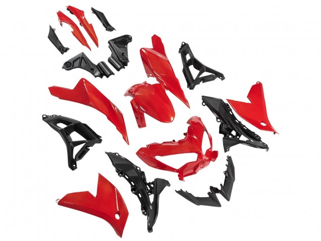 2022-2025 Red Black Kawasaki Versys 650 Motorcycle Fairings UK