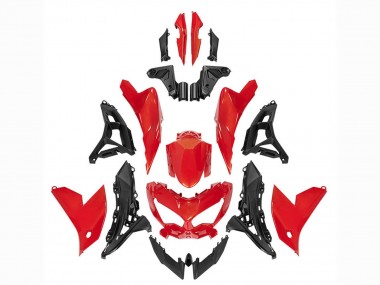 Buy 2022-2025 Red Black Kawasaki Versys 650 Motorcycle Fairings UK