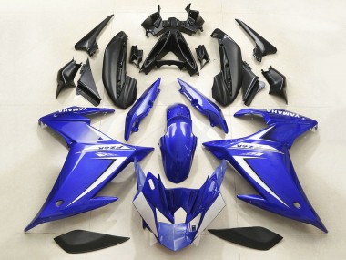 Buy 2009-2015 Blue White Yamaha FZ6R Motorcycle Fairing UK