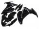 2009-2015 Glossy Black White Yamaha FZ6R Motorcycle Fairings UK