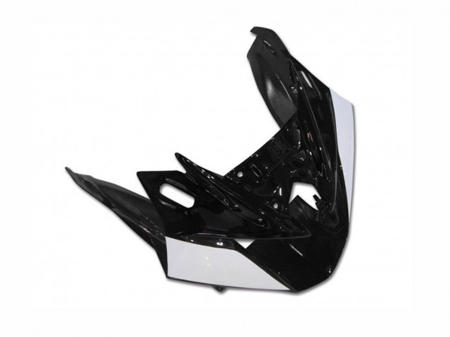 2009-2015 Glossy Black White Yamaha FZ6R Motorcycle Fairings UK