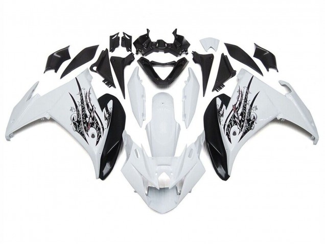 2009-2015 White Black Yamaha FZ6R Motorcycle Fairings UK
