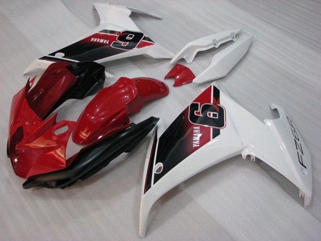 2009-2015 Red White Black 6 Yamaha FZ6R Motorcycle Fairings UK
