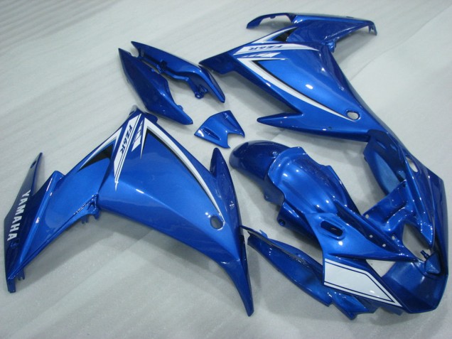 2009-2015 Blue White Yamaha FZ6R Motorcycle Fairings UK