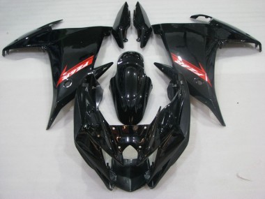Buy 2009-2015 Glossy Black Red Yamaha FZ6R Motorcycle Fairings UK