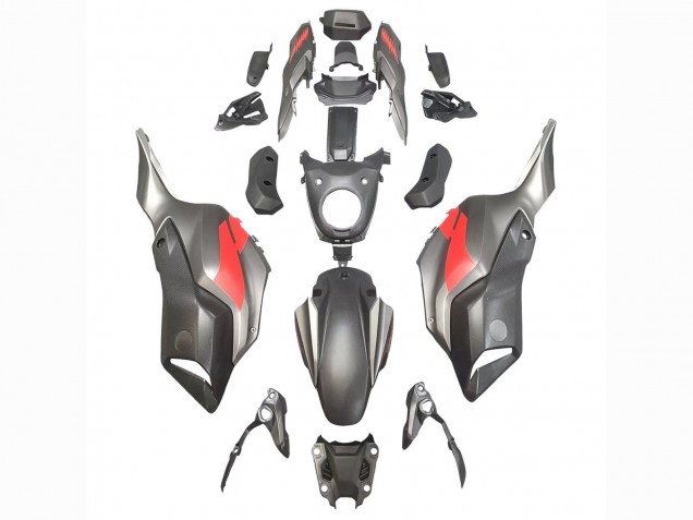 2012-2017 Grey Red Yamaha MT07/FZ07 Motorcycle Fairings UK