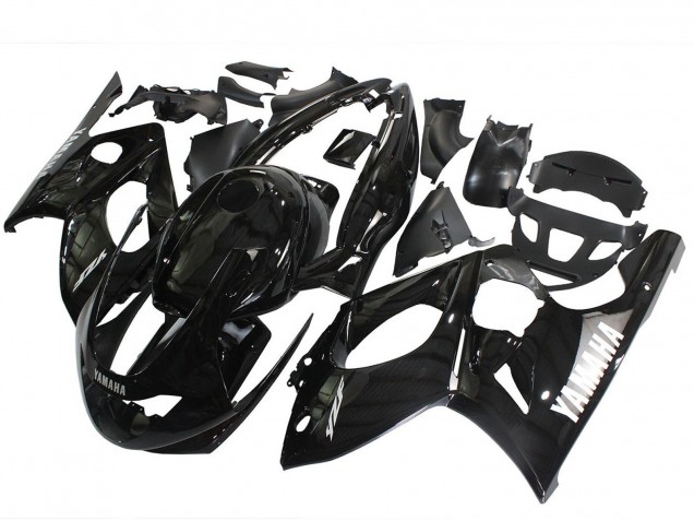 1996-2007 Glossy Black Yamaha YZF600R Thundercat Motorcycle Fairings UK