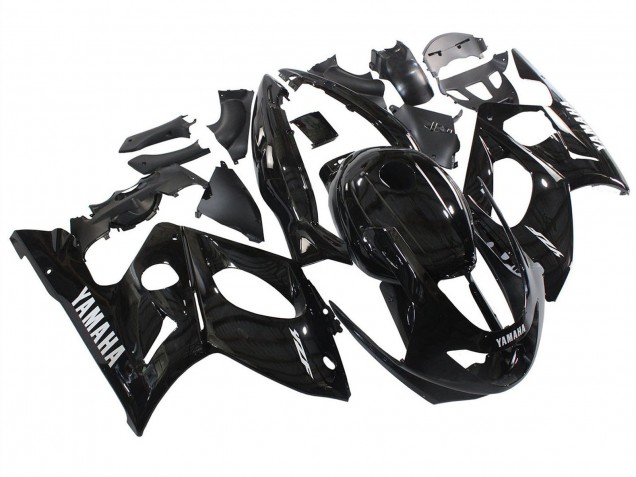 1996-2007 Glossy Black Yamaha YZF600R Thundercat Motorcycle Fairings UK