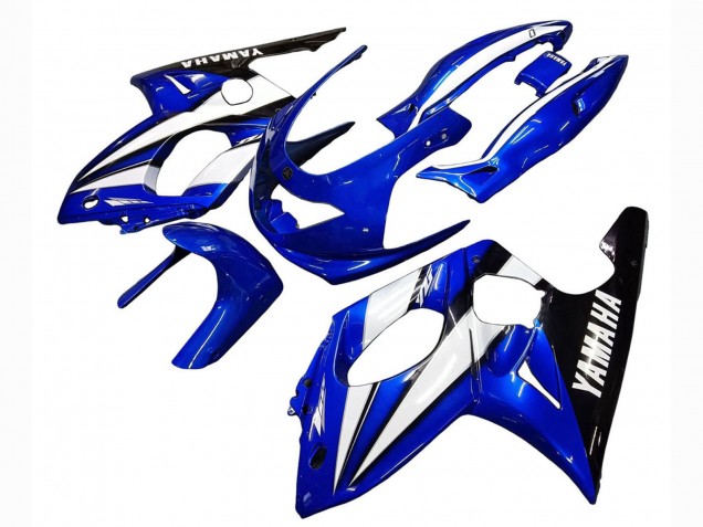 1996-2007 Blue White Black Yamaha YZF600R Thundercat Motorcycle Fairings UK