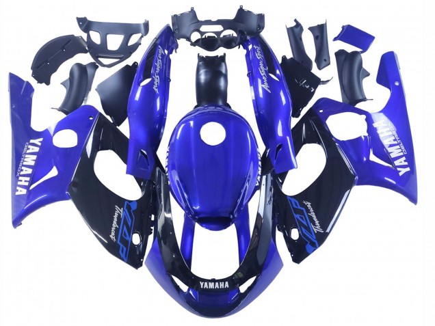 1996-2007 Blue Glossy Black Yamaha YZF600R Thundercat Motorcycle Fairings UK