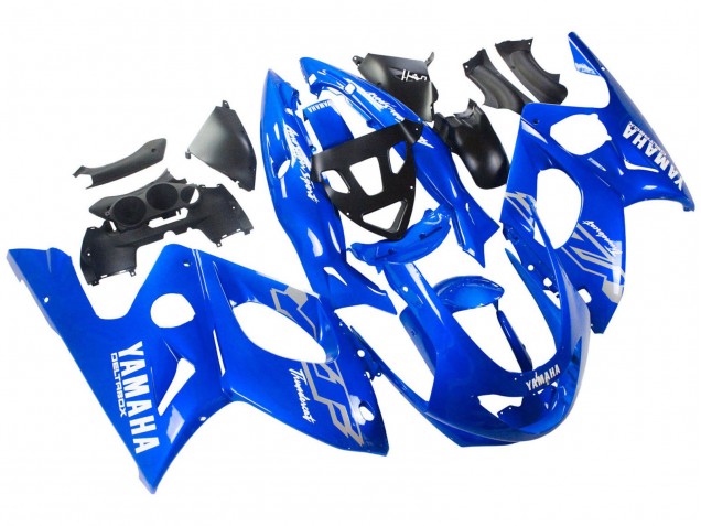 1996-2007 Blue White Silver Yamaha YZF600R Thundercat Motorcycle Fairings UK