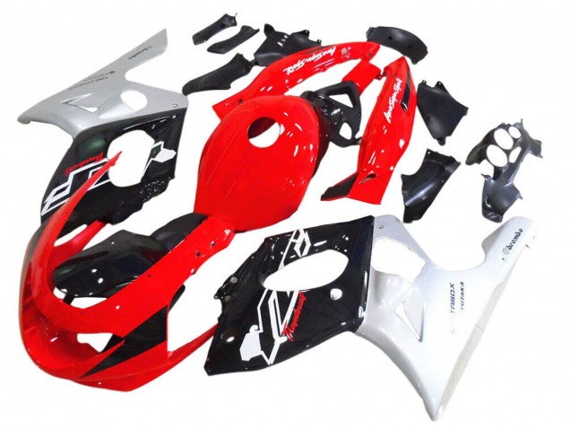 1996-2007 Red Black Silver Yamaha YZF600R Thundercat Motorcycle Fairing UK