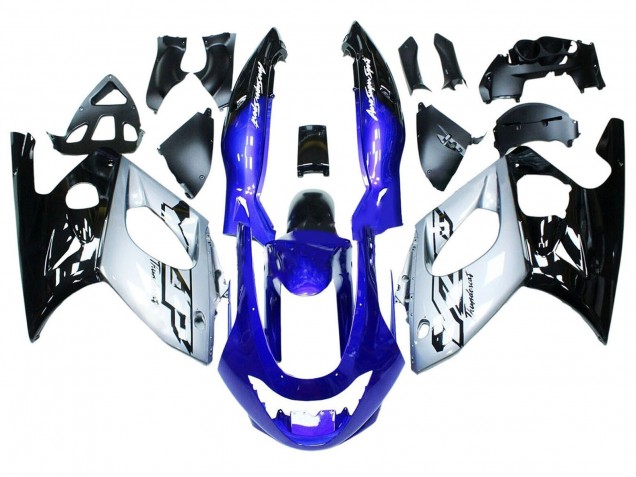 1996-2007 Blue Silver Black Yamaha YZF600R Thundercat Motorcycle Fairings UK