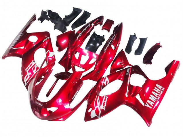 1996-2007 Red White Thunderace Yamaha YZF600R Thundercat Motorcycle Fairings UK