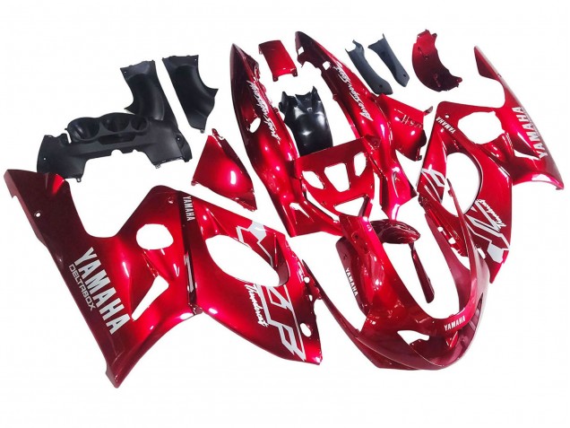 1996-2007 Red White Thunderace Yamaha YZF600R Thundercat Motorcycle Fairings UK