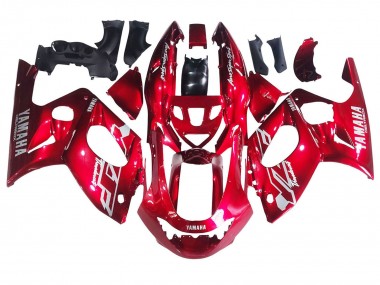 Buy 1996-2007 Red White Thunderace Yamaha YZF600R Thundercat Motorcycle Fairings UK