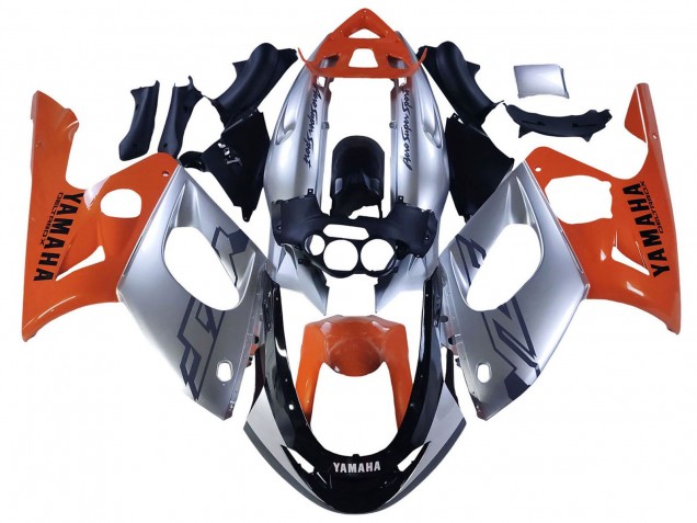 1996-2007 Orange Grey Glossy Black Yamaha YZF600R Thundercat Motorcycle Fairings UK