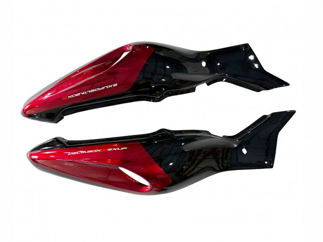 1997-2007 Black with Red Flame Yamaha YZF 1000R Thunderace Motorcycle Fairing Kits UK