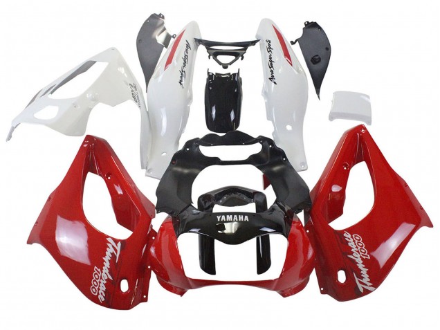 1997-2007 Red Black White Thunderace Yamaha YZF 1000R Thunderace Motorcycle Fairings UK