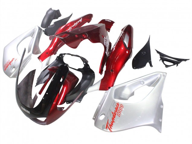 1997-2007 Red Silver Thunderace Yamaha YZF 1000R Thunderace Motorcycle Fairings UK