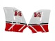 1985-1987 White Red Black Yamaha RZV500 / RD500 Motorcycle Fairings UK