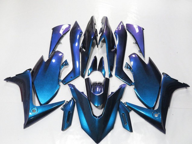 2019-2021 Gradient Dark Blue Purple Yamaha TMAX560 Motorcycle Fairings UK