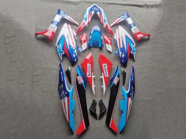 2019-2021 Light Blue Red Black Yamaha TMAX560 Motorcycle Fairings UK