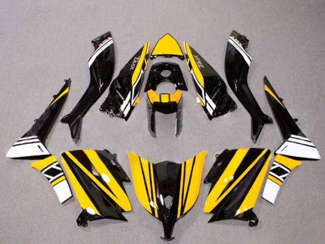 2012-2014 Glossy Black Yellow White Yamaha TMAX530 Motorcycle Fairings UK