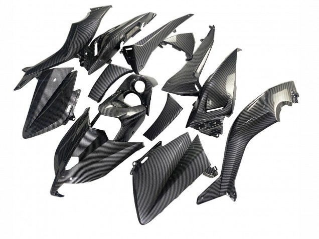 2012-2014 Black Carbon Fiber Yamaha TMAX530 Motorcycle Fairings UK