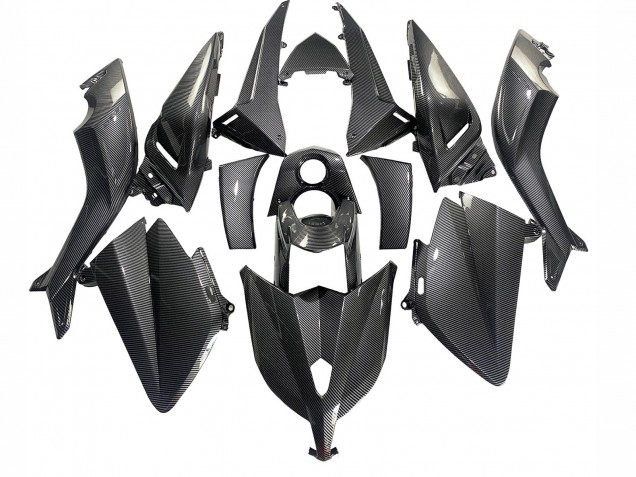 2012-2014 Black Carbon Fiber Yamaha TMAX530 Motorcycle Fairings UK