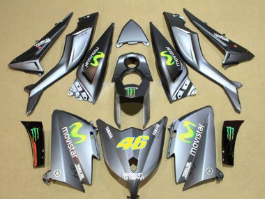 Buy 2012-2014 Grey Semakin Didepan MoviStar Yamalube 46 Yamaha TMAX530 Motorcycle Fairings UK