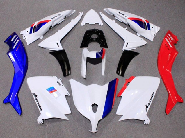 2012-2014 White Red Blue Yamaha TMAX530 Motorcycle Fairing UK