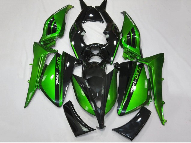 2012-2014 Glossy Green Black Yamaha TMAX530 Motorcycle Fairings UK