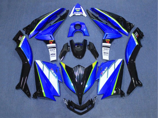 2015-2016 White Blue Black Yamaha TMAX530 Motorcycle Fairings UK