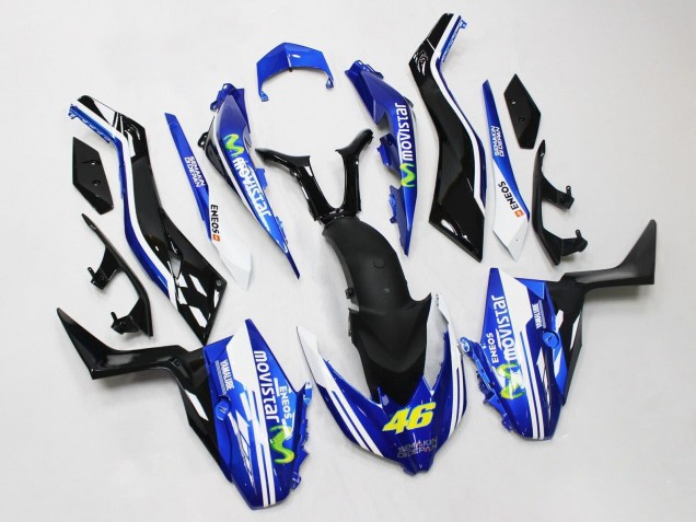 2017-2021 Blue Black MoviStar ENEOS Yamalube 46 Yamaha XMAX300 Motorcycle Fairings UK