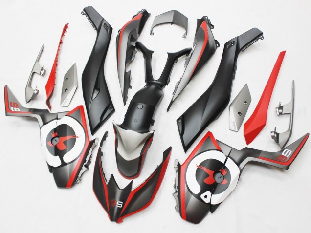 2017-2021 Matte Black Red Grey 99 Yamaha XMAX300 Motorcycle Fairings UK