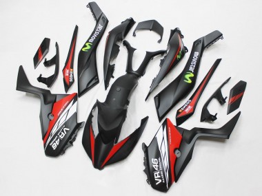Buy 2017-2021 Matte Black Red MoviStar ENEOS 46 Yamaha XMAX300 Motorcycle Fairings UK